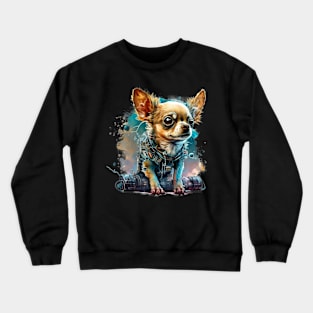 Chihuahua Puppy doggy dog Sci-fi Crewneck Sweatshirt